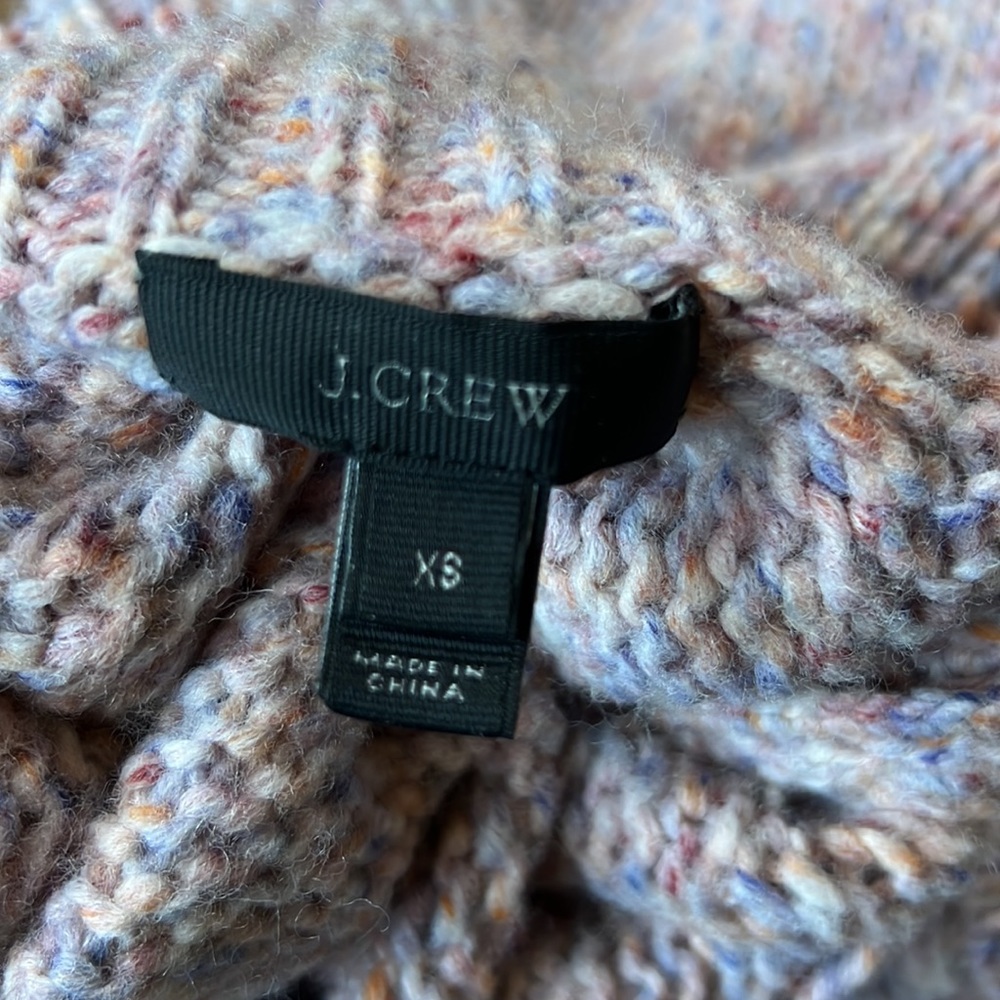 J. Crew Wool Blend Marked Turtleneck Sweater Size XS - Picture 9 of 10